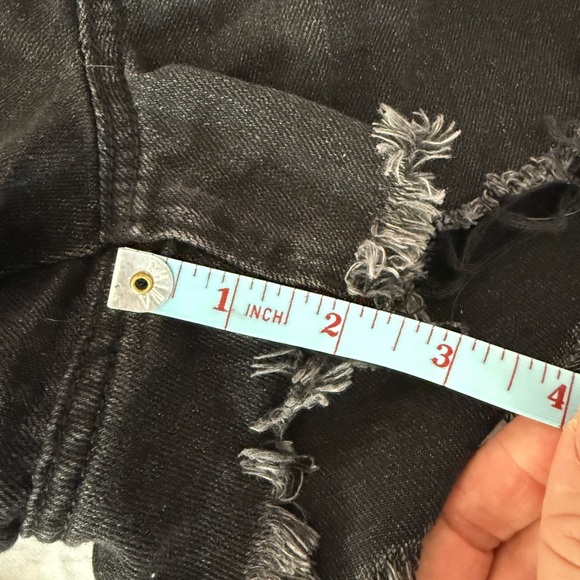 Aerie Distressed Denim Shorts - Picture 4 of 4